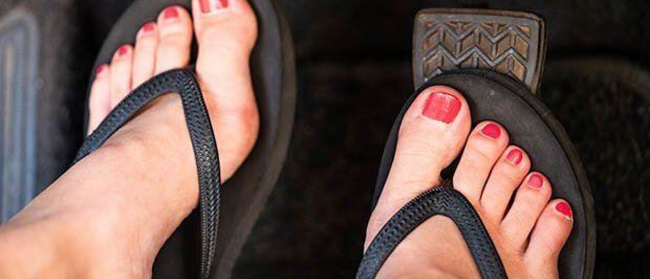 Don't let driving in flip flops ruin your Summer! Image