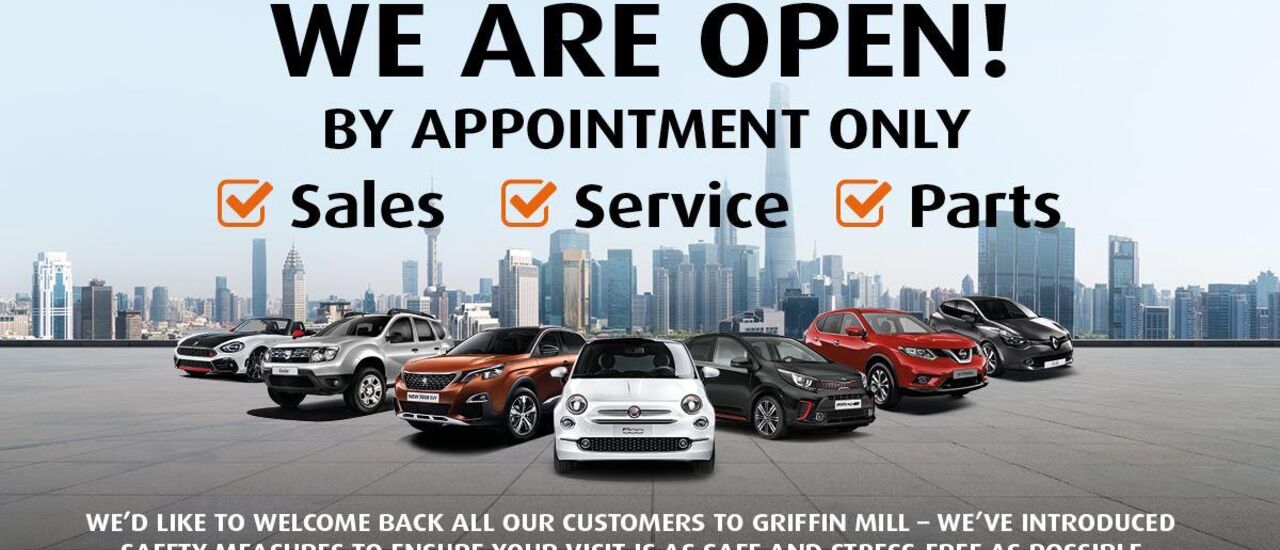 We’re now open for Sales, MOT's, servicing and repairs! Image